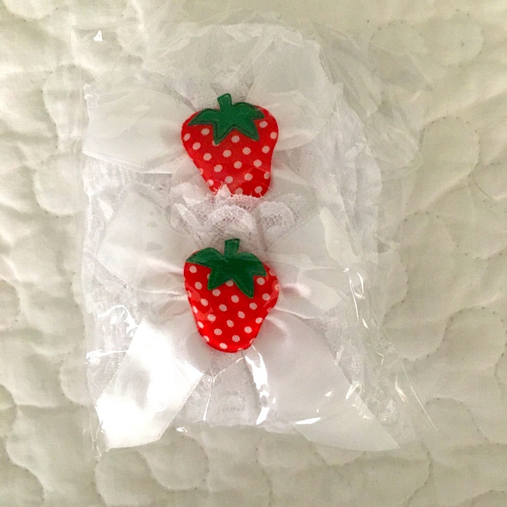 Lolita Aesthetic Lace Strawberry Socks